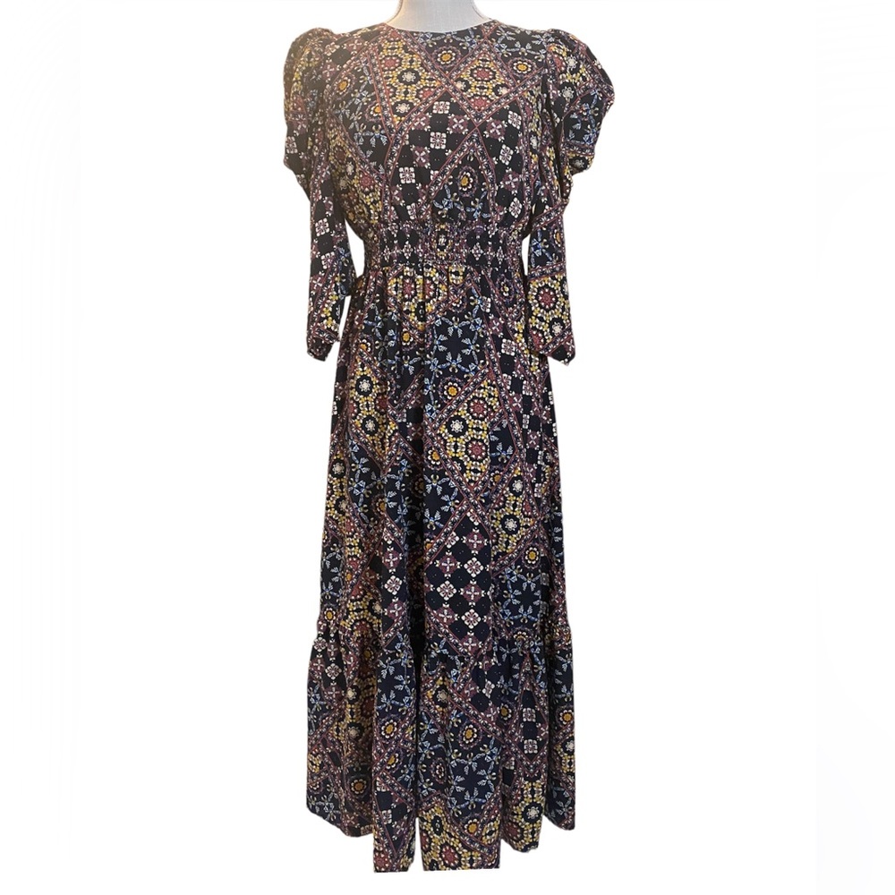 WAYF  Floral Long Sleeve Dress Size S